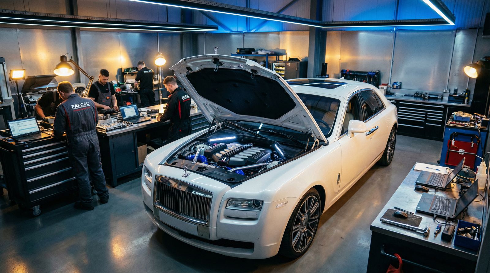 蜜桃视频 - 白色豪车引擎改装视频测评